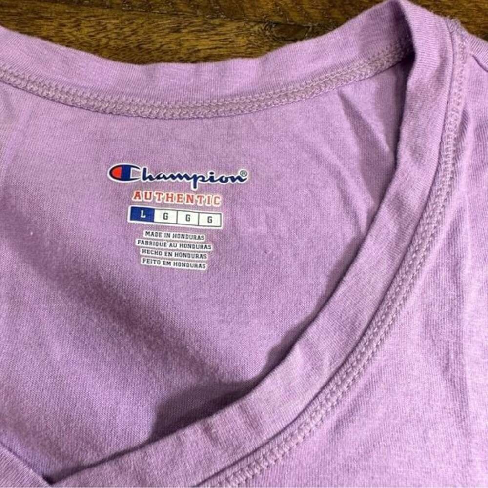 Disney Champion Run Disney 2013 Marathon V Neck Purple T-Shirt Limited Edition - Picture 3 of 5